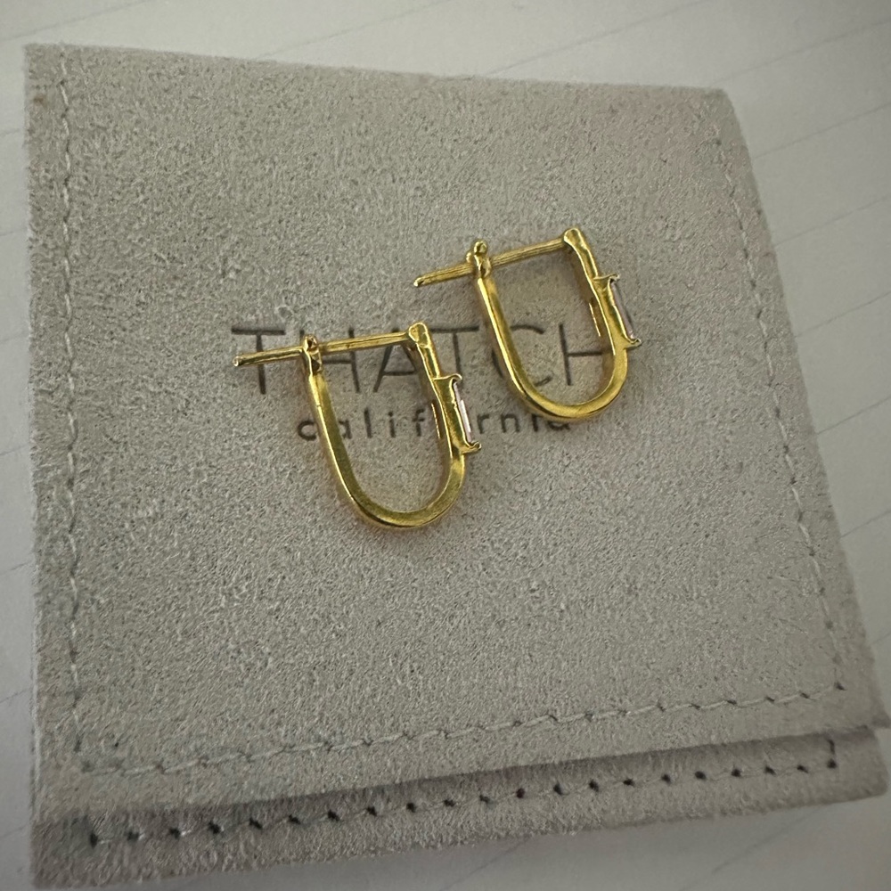 🆕 THATCH California Hazel Hoop Earrings - Picture 5 of 7